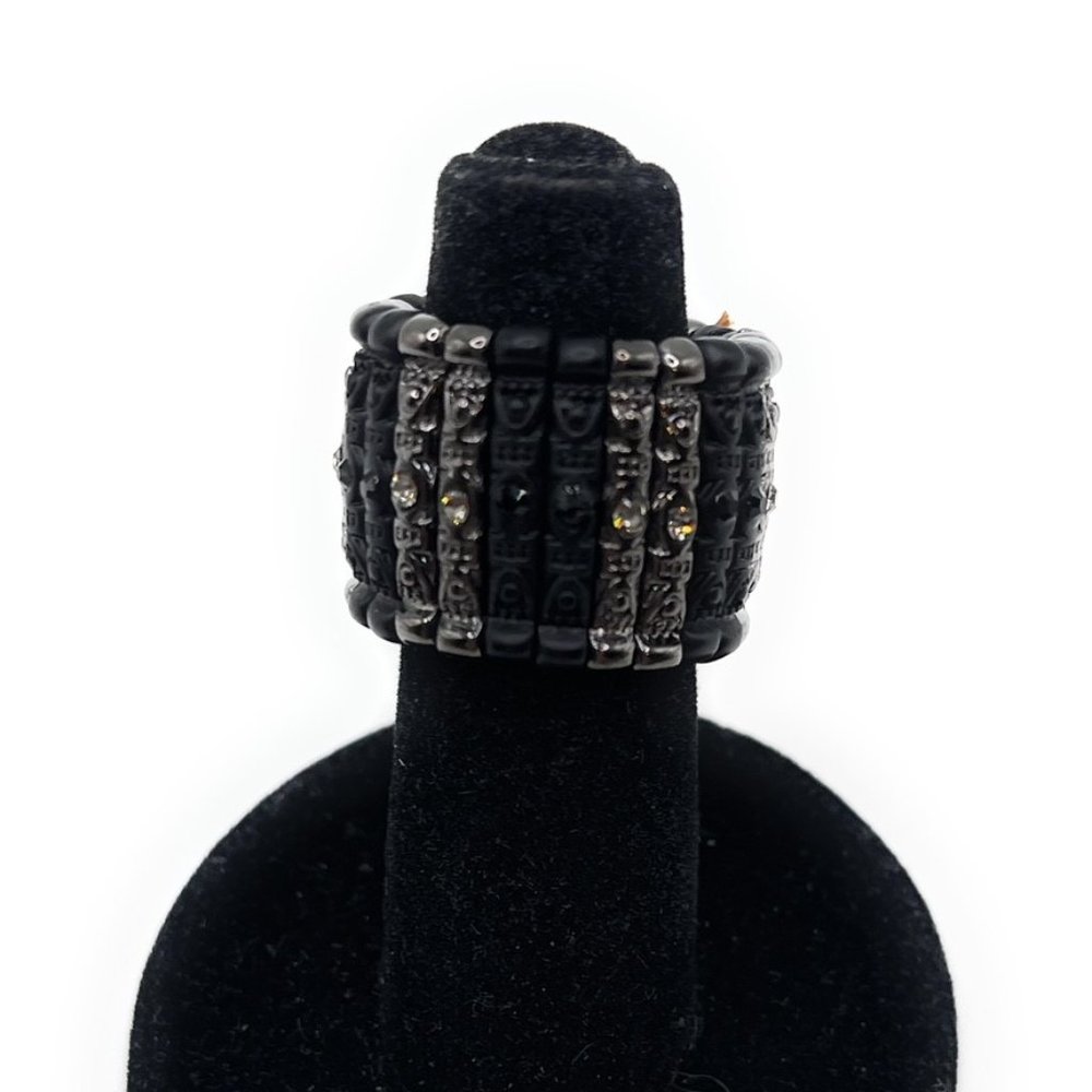 Cookie Lee Black Stretch Ring - 12507